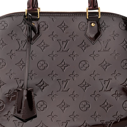 Louis Vuitton Vernis Alma GM Amarante 8 of 16