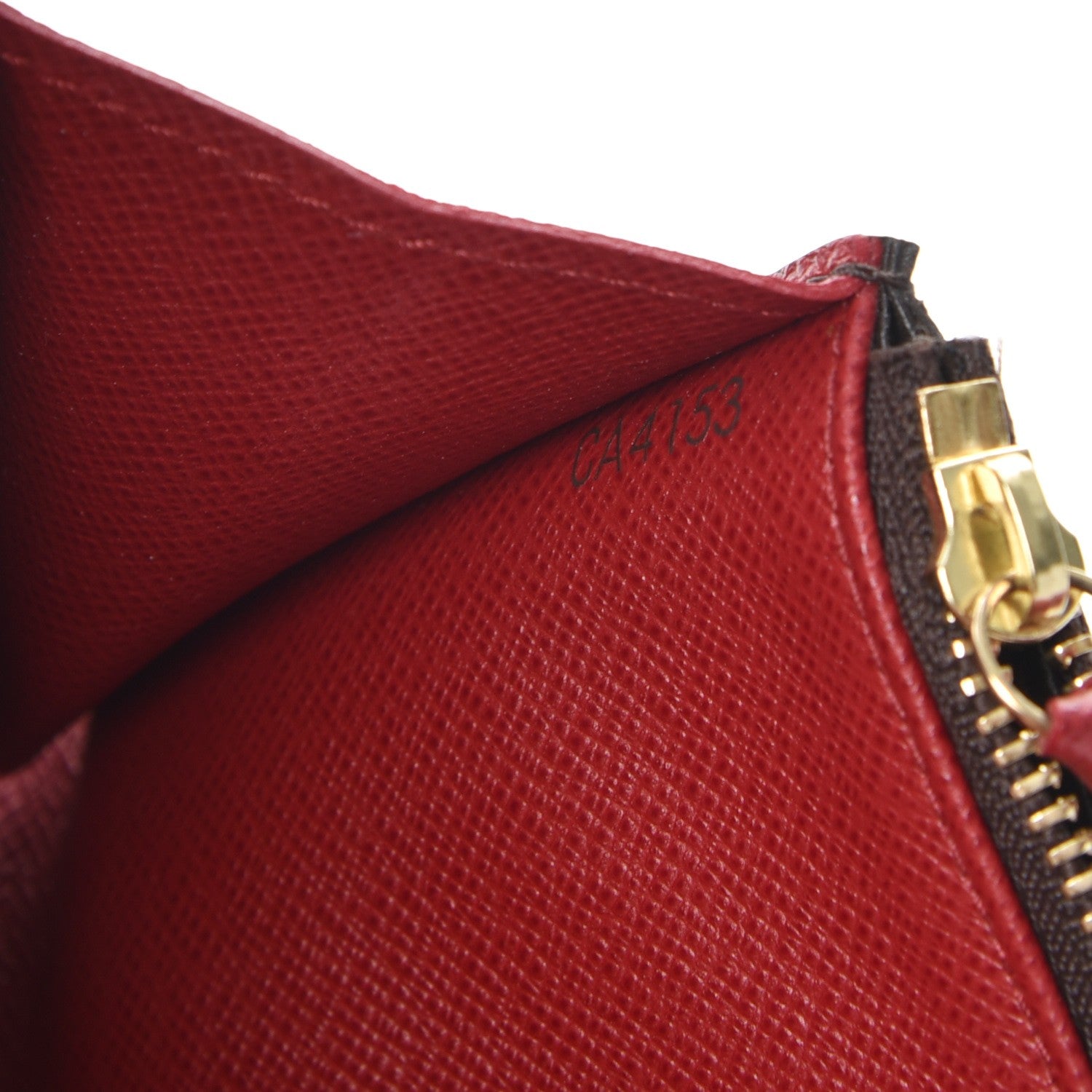 Louis Vuitton Monogram Emilie Wallet Rouge 8 of 10