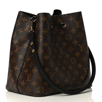 Louis Vuitton Monogram Neonoe MM Black 3 of 8