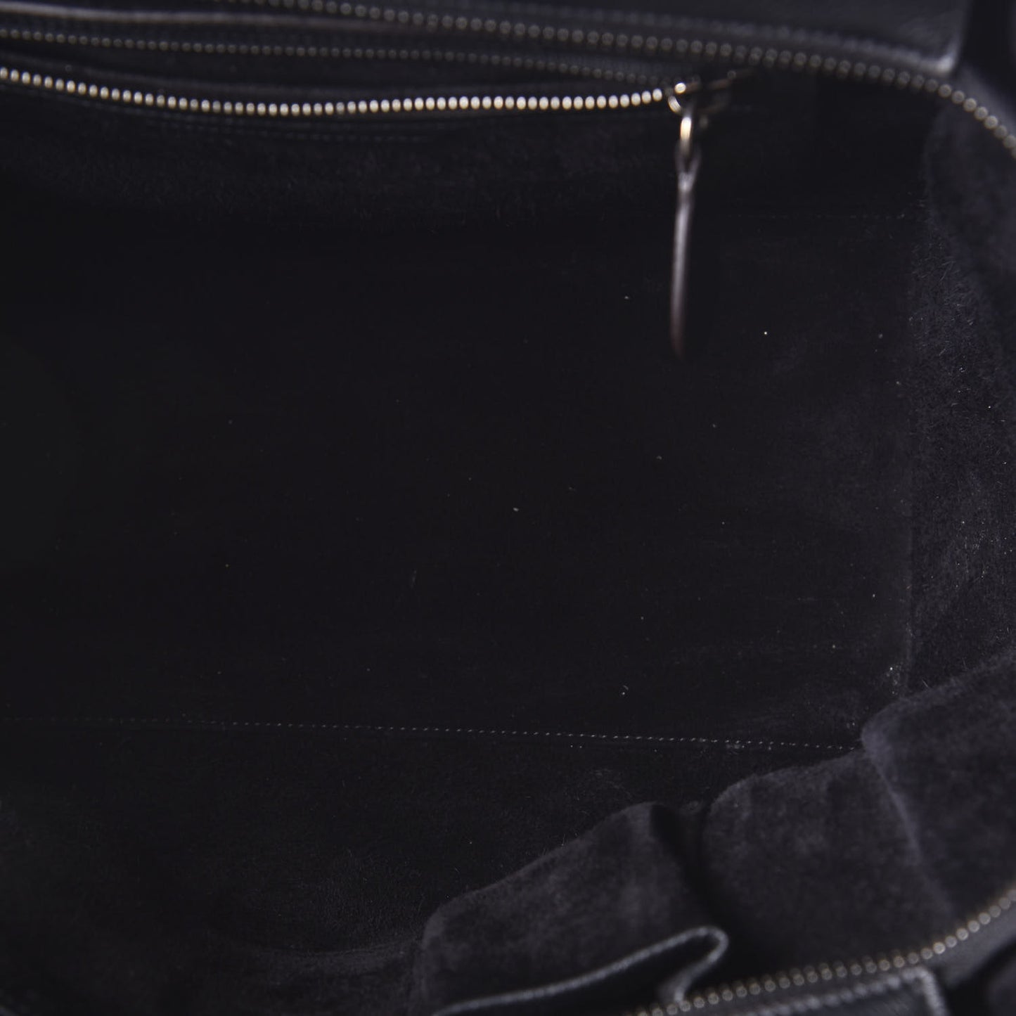 Drummed Calfskin Mini Luggage Black