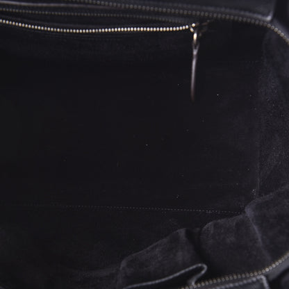 Celine Drummed Calfskin Mini Luggage Black 5 of 13