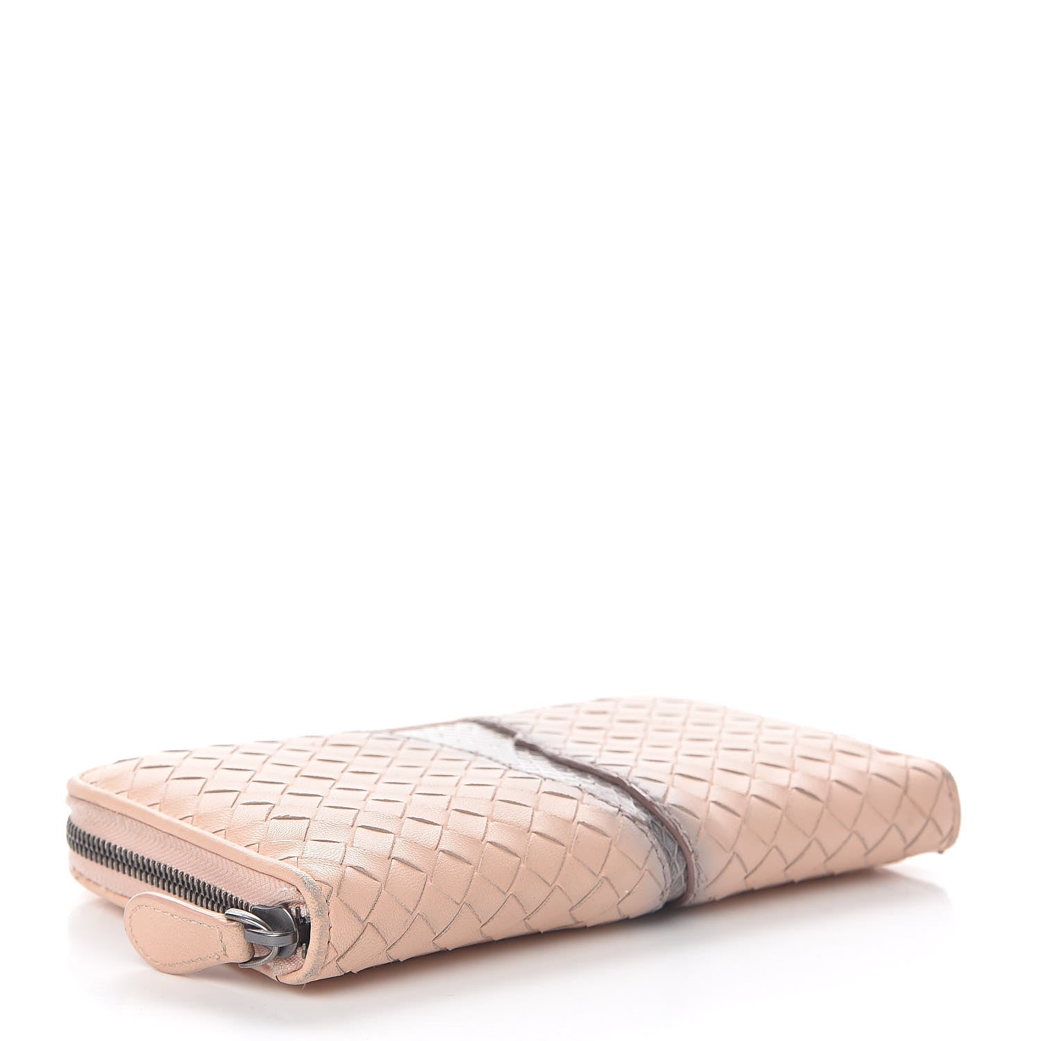 Bottega Veneta Nappa Intrecciato Ayers Zip Around Wallet Flamingo 4 of 7