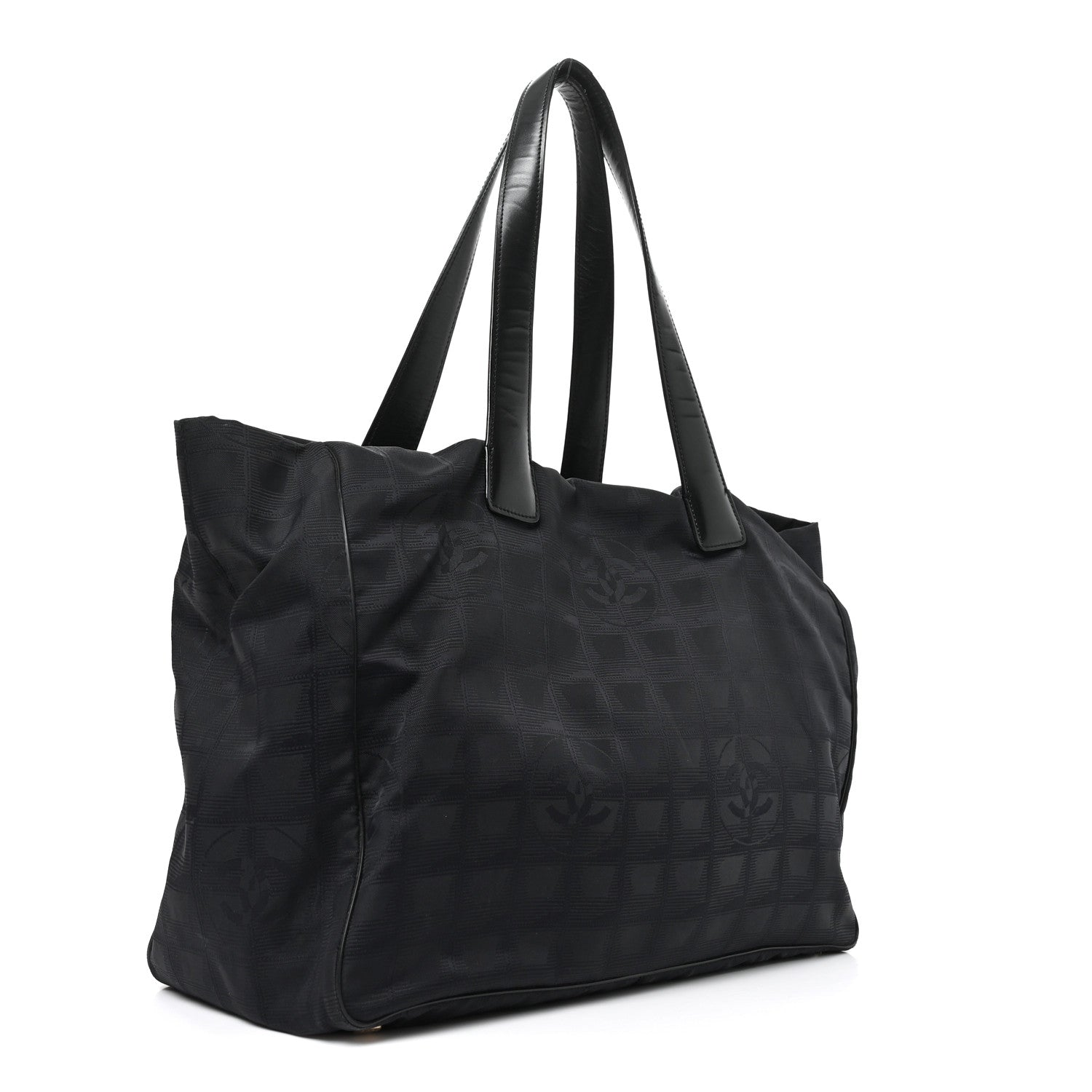 Chanel Nylon Medium Travel Tote Black 3 of 10