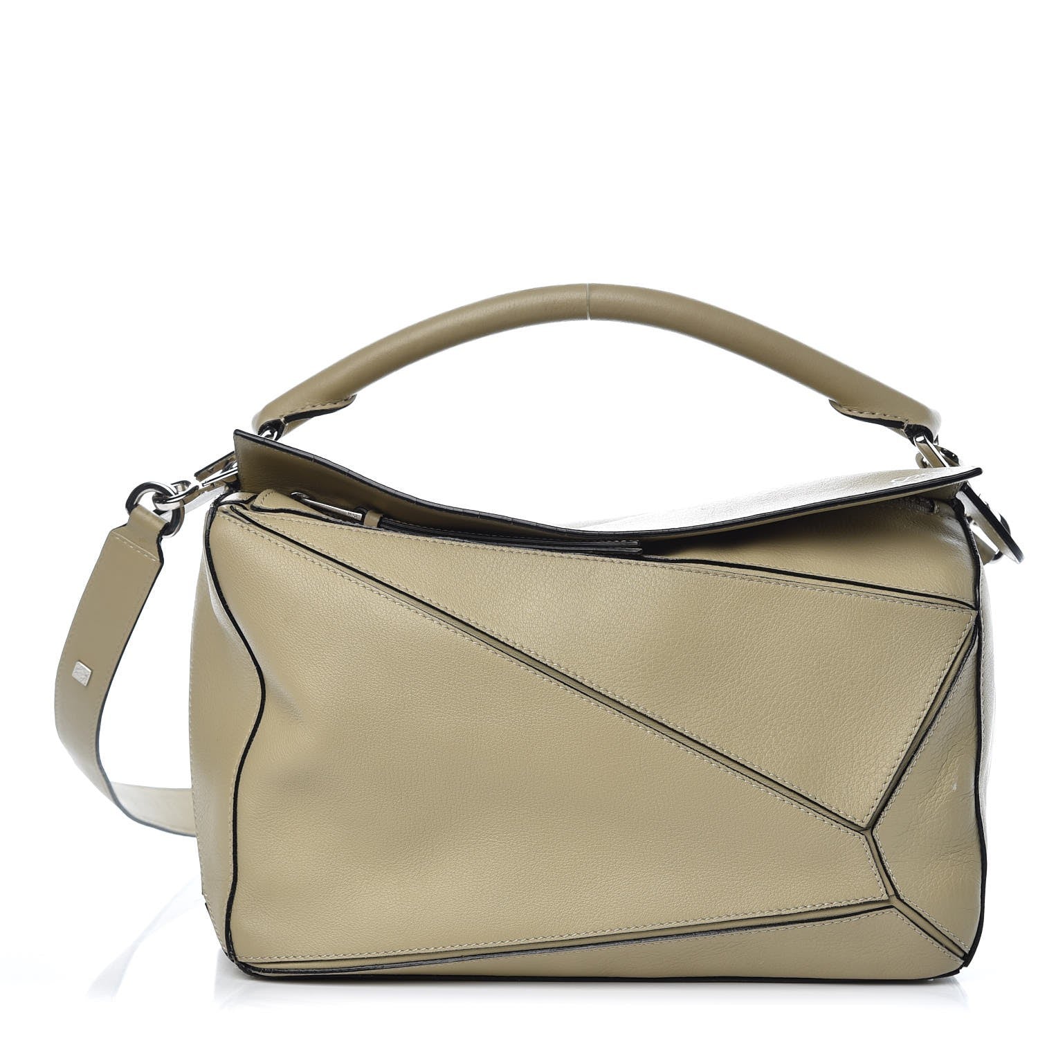 Loewe Calfskin Puzzle Bag Beige 1 of 15