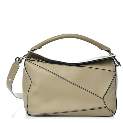 Loewe Calfskin Puzzle Bag Beige 1 of 15