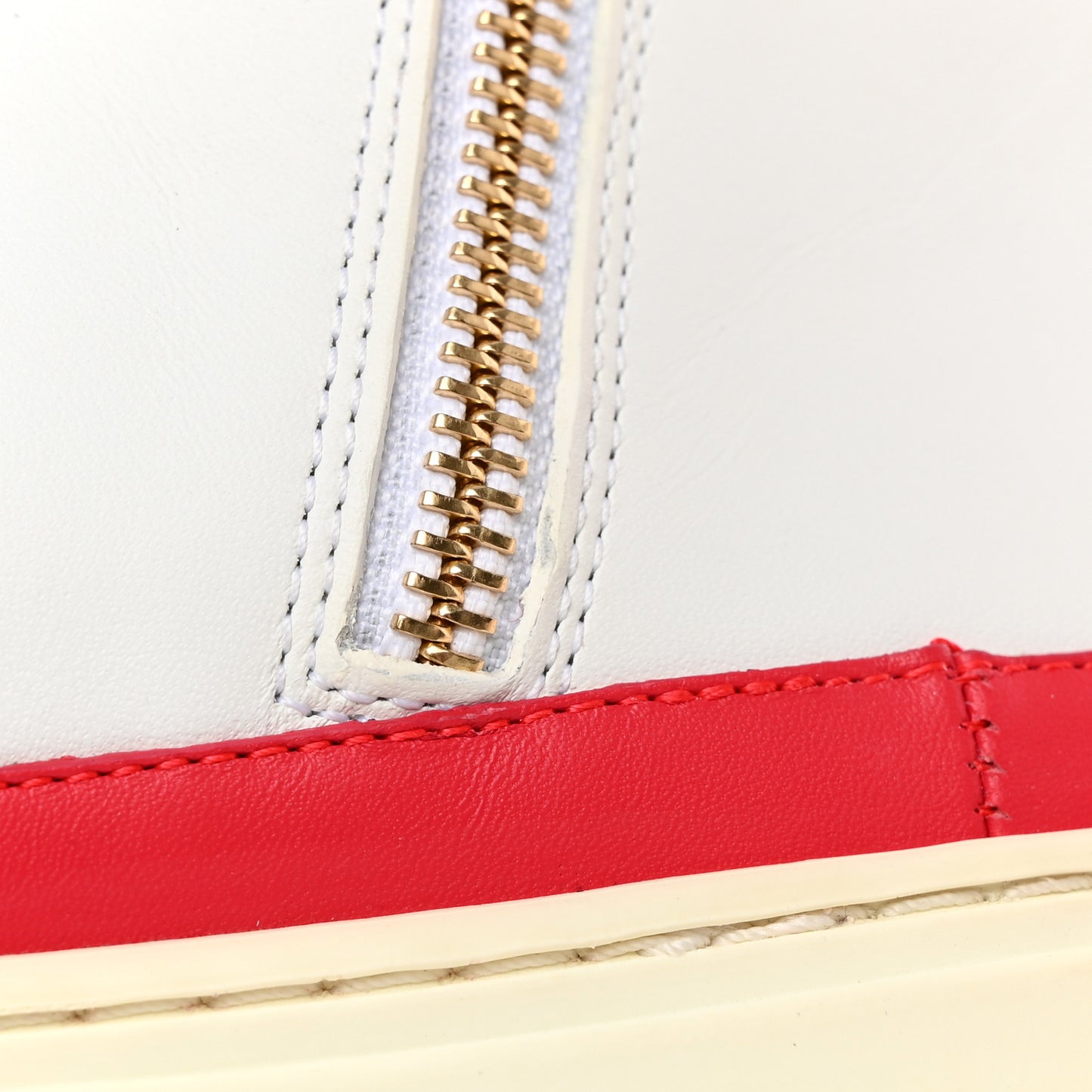 Calfskin LV Stellar Sneaker Boots 37 White Framboise