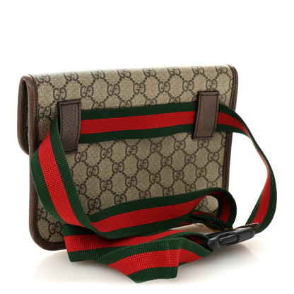 Gucci GG Supreme Monogram Neo Vintage Web Belt Bag Brown 3 of 11