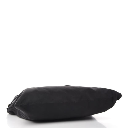 Prada Nylon Flat Messenger Bag Black 4 of 11