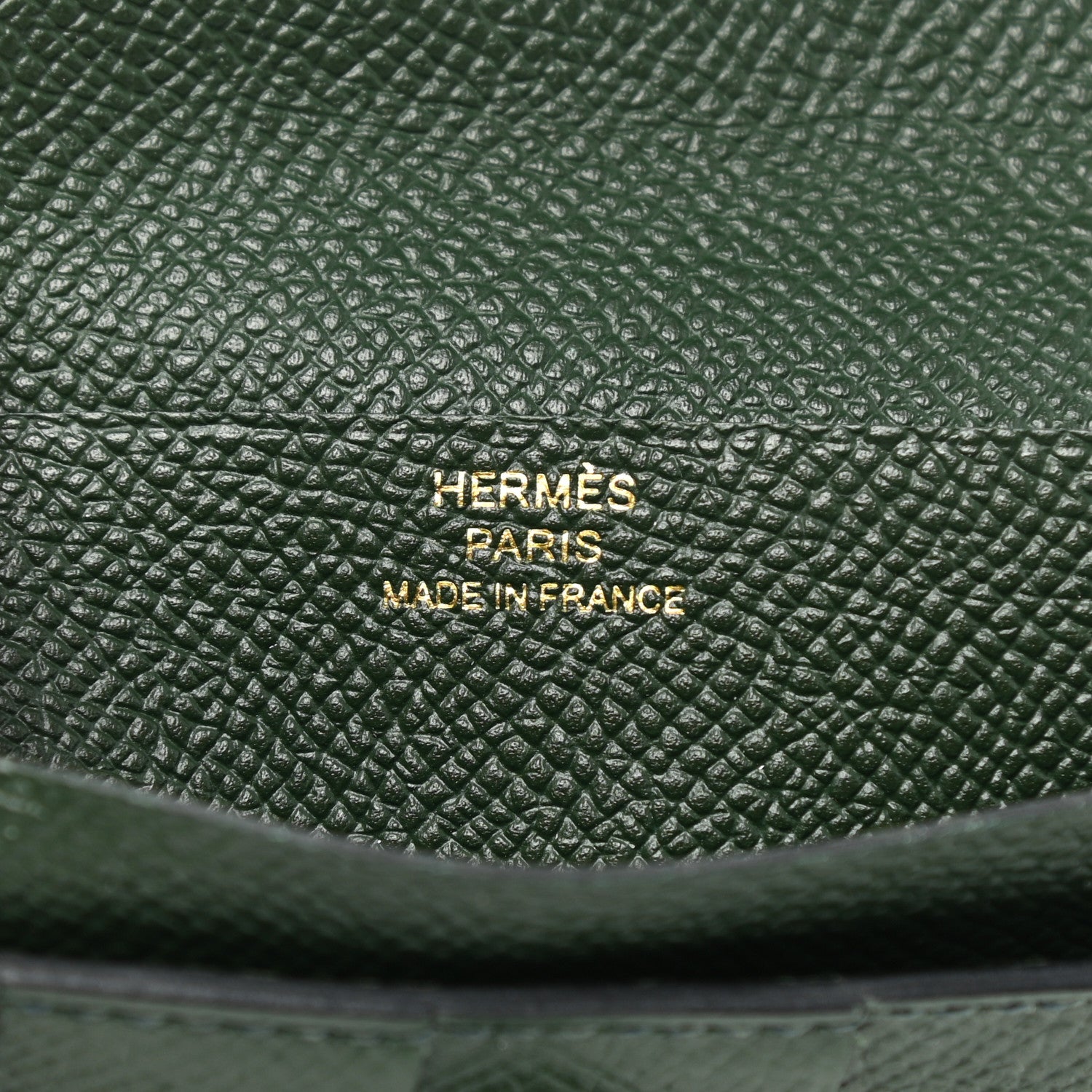 Hermes Epsom Bearn Gusset Wallet Vert Anglais 6 of 8
