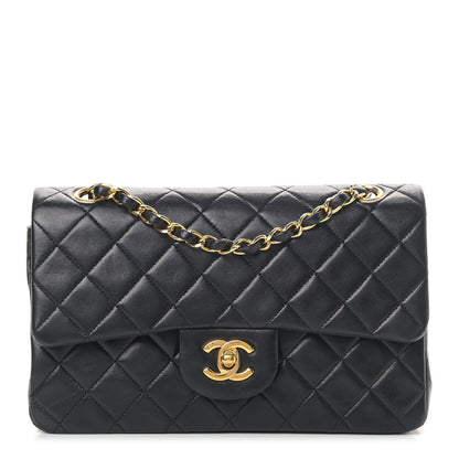 Chanel Lambskin Quilted Small Double Flap Black 1 of 12