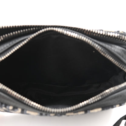 Christian Dior Oblique Pouch Beige Black 5 of 11