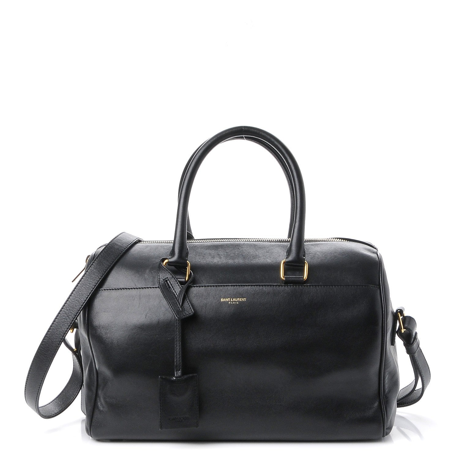 Saint Laurent Calfskin Classic Duffle 6 Black 1 of 11