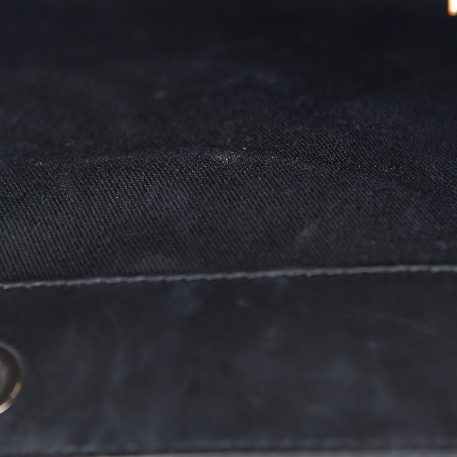 Chanel Patent Quilted Timeless CC Shopping Tote Black 12 of 14