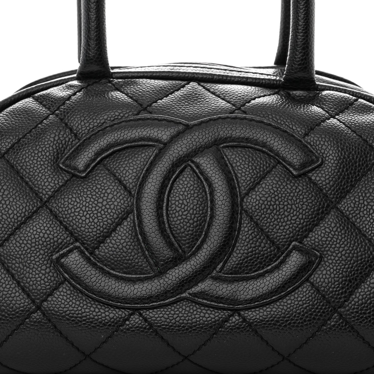 Chanel Caviar Quilted Small Bowler Black 8 of 14