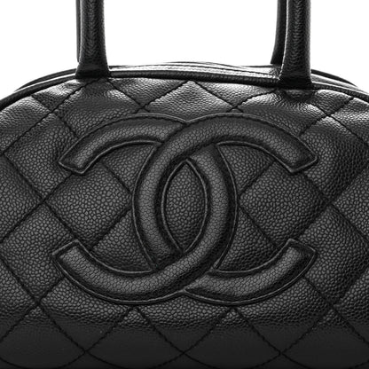 Chanel Caviar Quilted Small Bowler Black 8 of 14