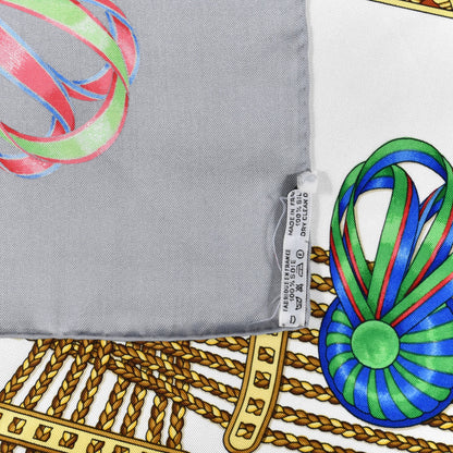 Hermes Silk Les Rubans Du Cheval Scarf 90 4 of 4