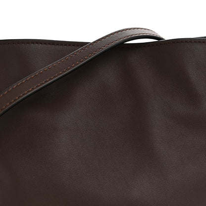 Loewe Calfskin Mini Flamenco Knot Clutch Chocolate 8 of 11
