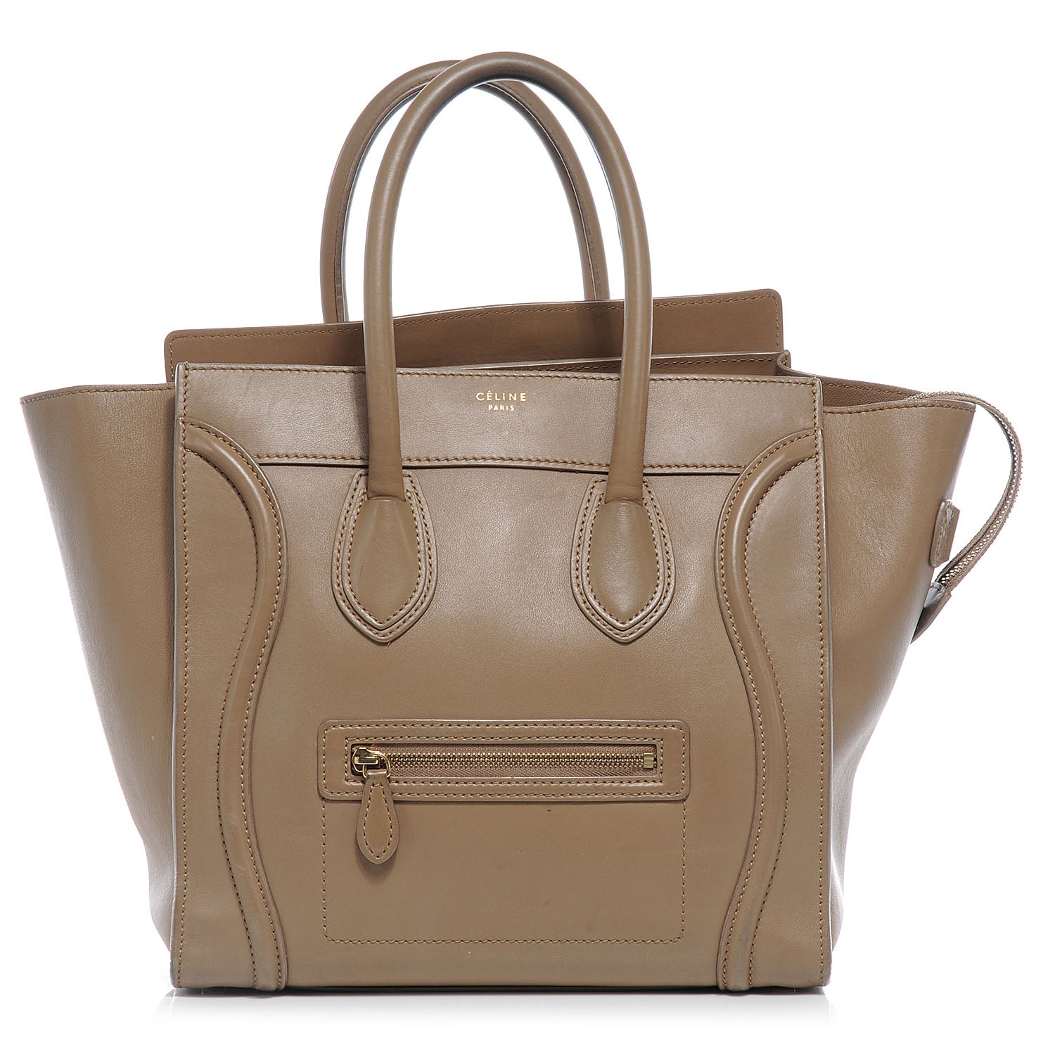 Celine Smooth Calfskin Mini Luggage Camel 1 of 8
