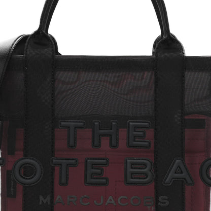 Marc Jacobs Nylon The Mesh Medium Tote Bag Black Pink 7 of 11