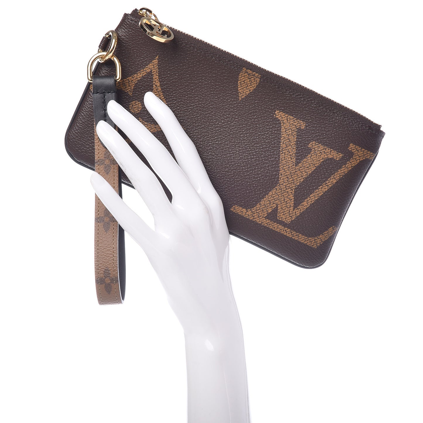 Reverse Monogram Giant Trio Pouch