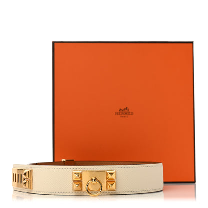 Hermes Epsom 32mm Collier De Chien CDC Belt 85 34 Nata 6 of 6