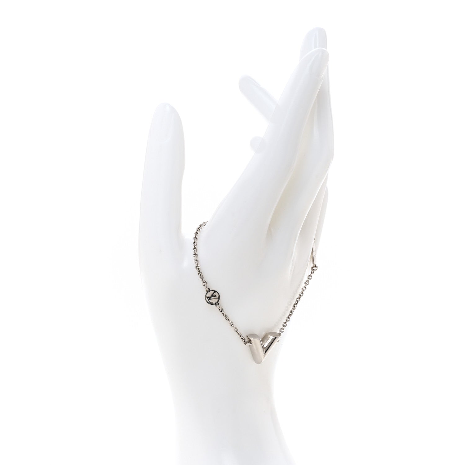 Louis Vuitton Essential V Supple Bracelet Silver 2 of 7