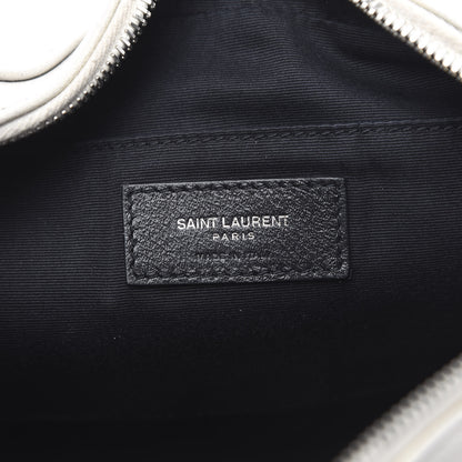 Saint Laurent Calfskin Small Lou Camera Bag Icy White 7 of 12