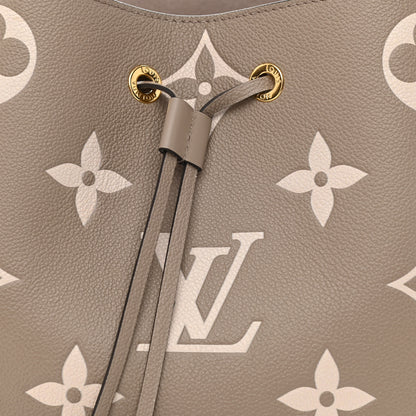 Louis Vuitton Empreinte Monogram Giant Neonoe MM Tourterelle Creme 9 of 11