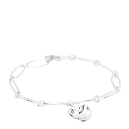 Tiffany Sterling Silver Elsa Peretti Full Heart Bracelet 1 of 4