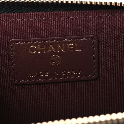 Chanel Caviar Quilted Zipped Key Holder Case Black 6 of 8