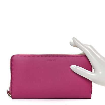 Gucci Moon Calfskin Zip Around Wallet New Rosette 2 of 7