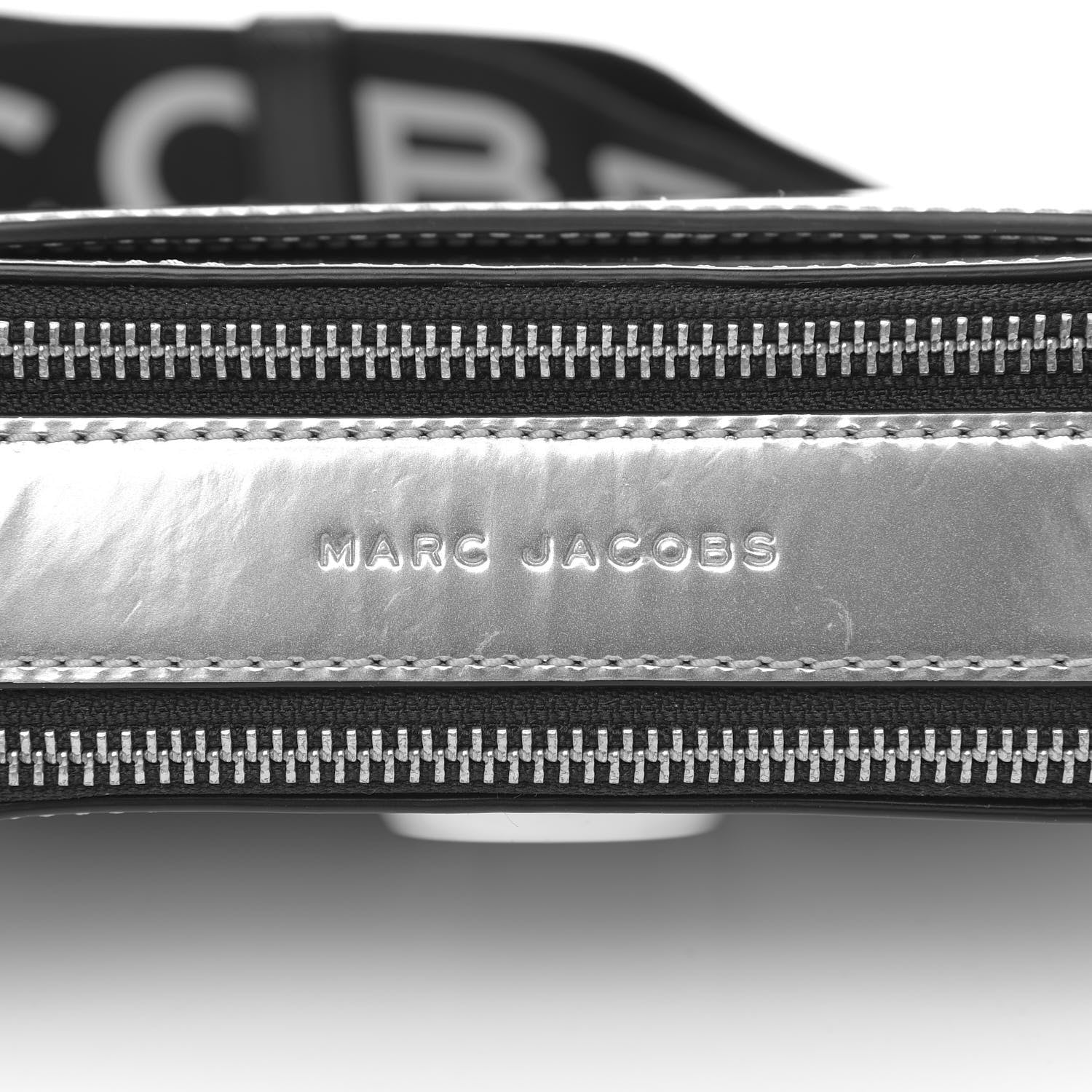 Marc Jacobs Metallic Calfskin Gen Z Snapshot Camera Bag Silver 7 of 10