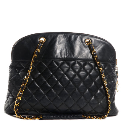 Chanel Lambskin Quilted Shoulder Bag Black 1 of 7