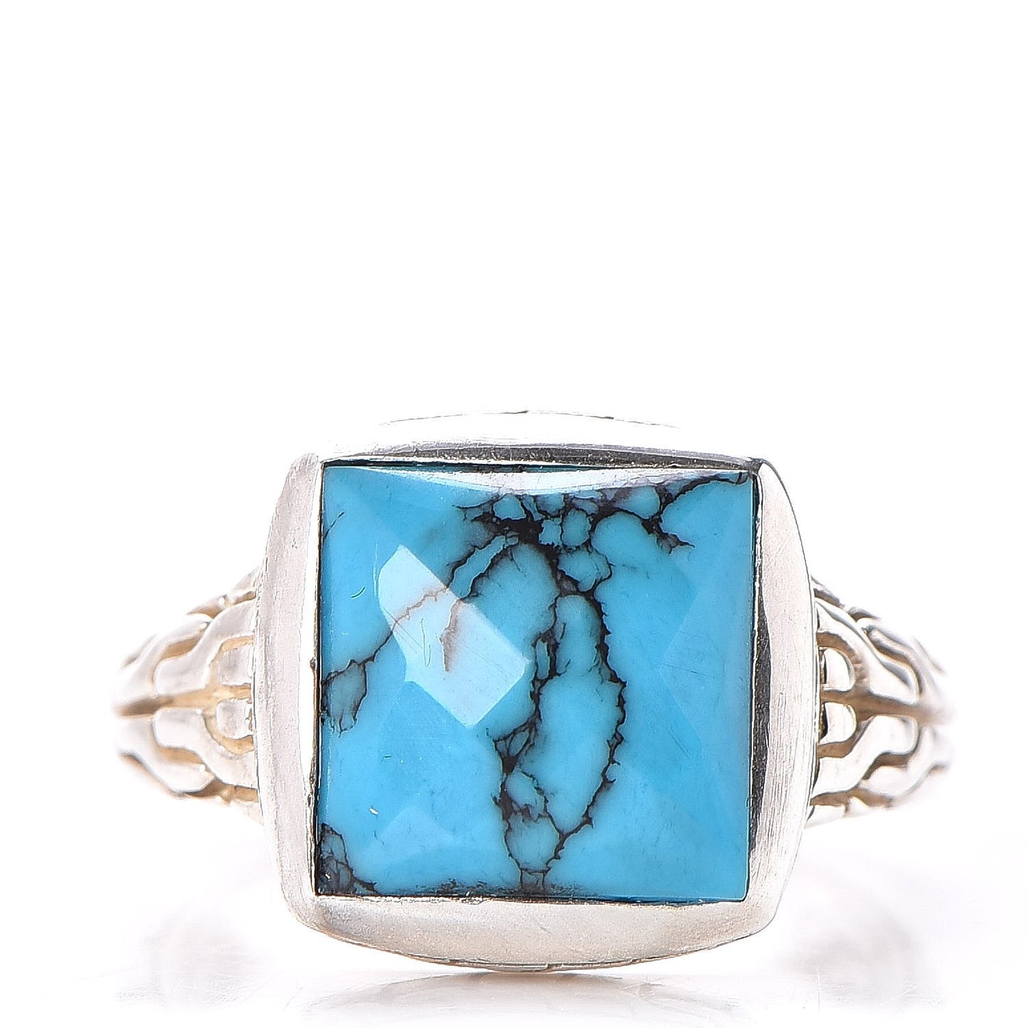 Sterling Silver Turquoise Palu Ring 53 6.25