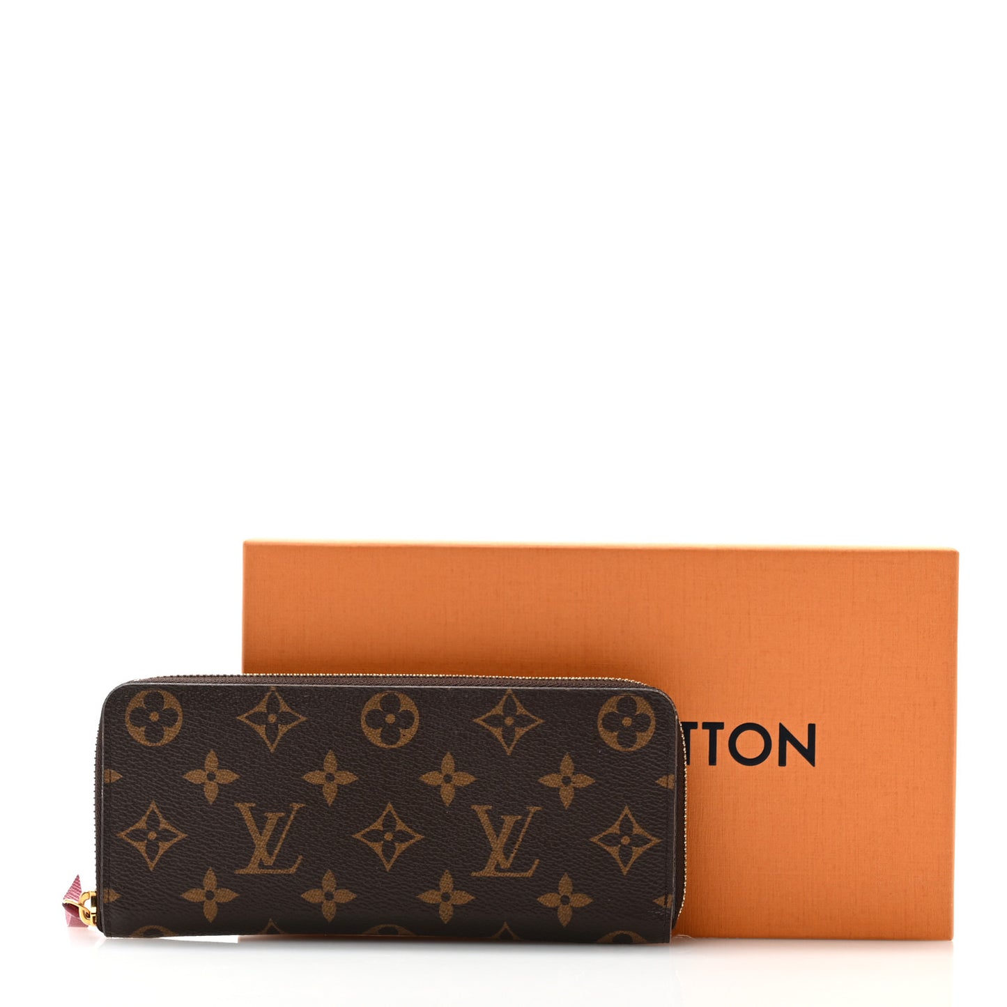 Monogram Clemence Wallet Fuchsia