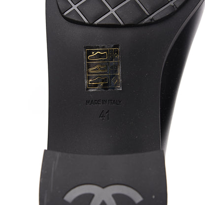 Chanel PVC Tweed High Boots 41 Black 8 of 10