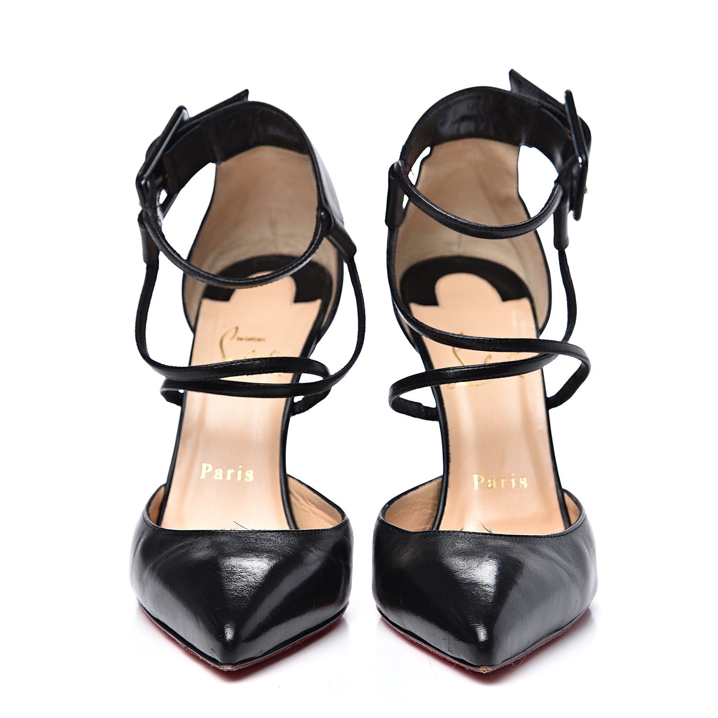 Shiny Nappa Suzanna 100 Pumps 37 Black