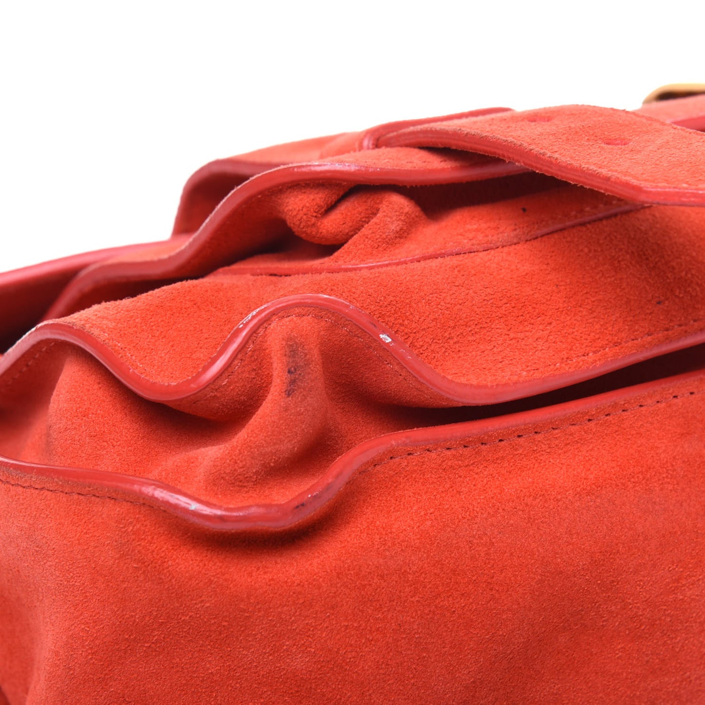 Suede Medium PS1 Satchel Poppy