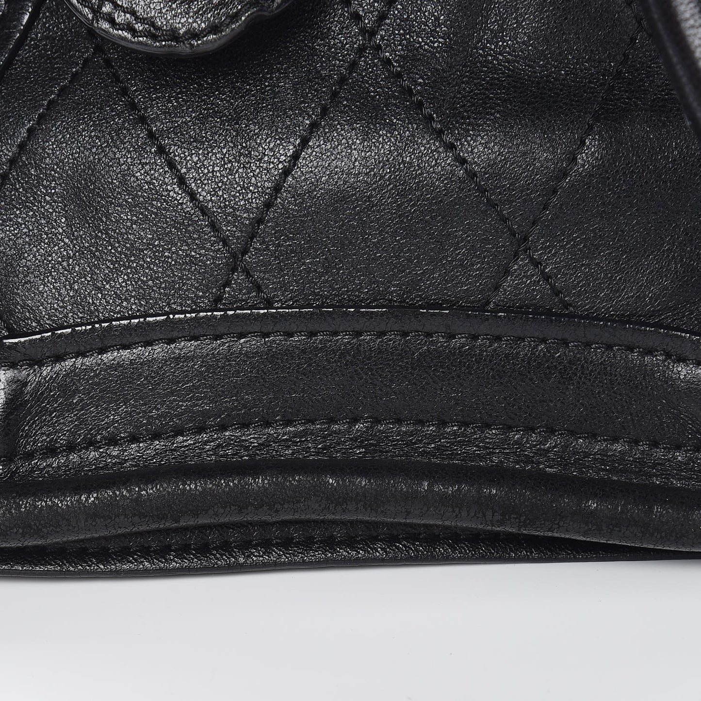 Sheepskin Quilted Small Paraty Black