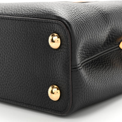 Louis Vuitton Taurillon Capucines BB Black 9 of 9