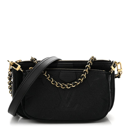 Louis Vuitton Empreinte Monogram Giant Multi Pochette Accessories Black 1 of 12