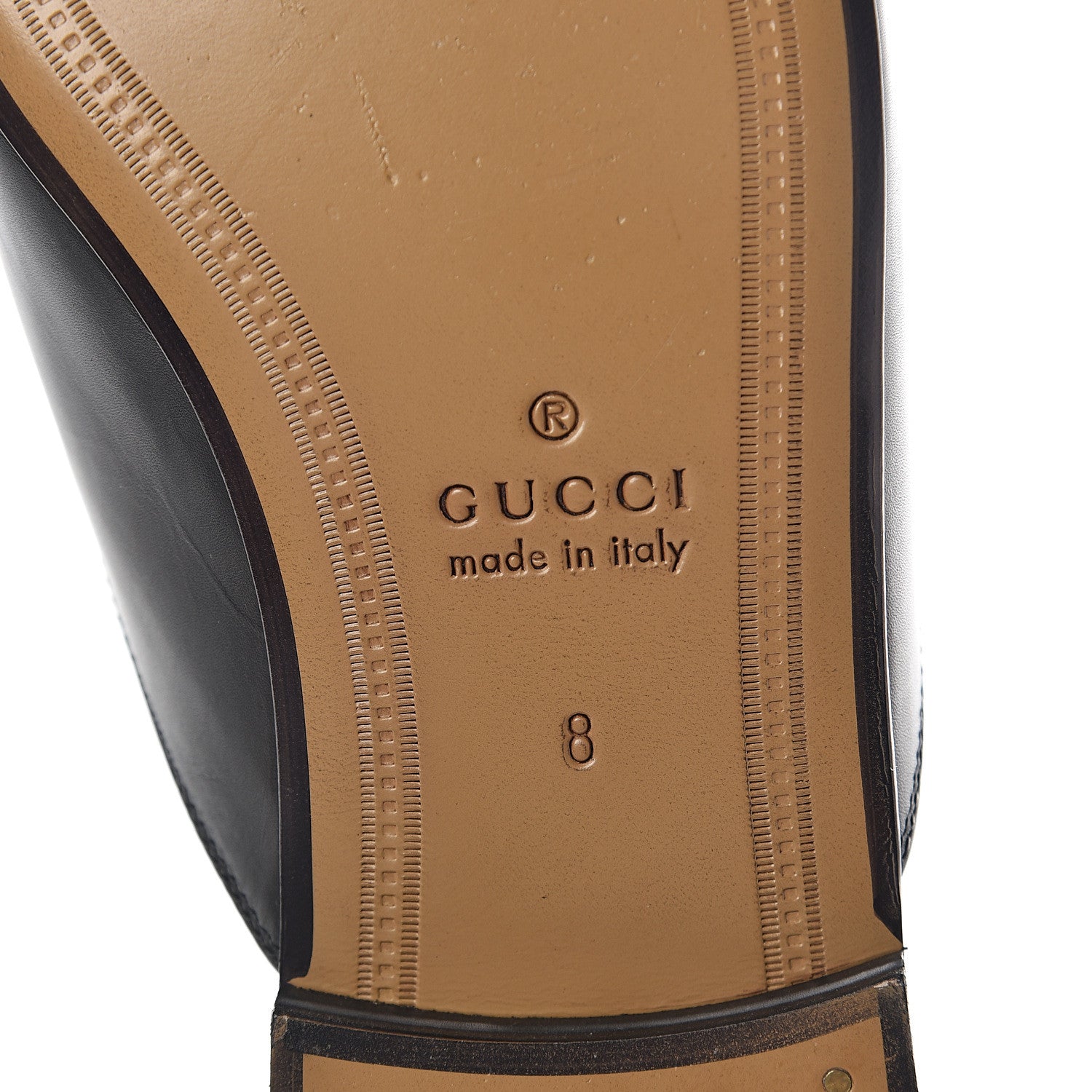 Gucci Calfskin Mens Princetown Slippers 8 Black 6 of 8