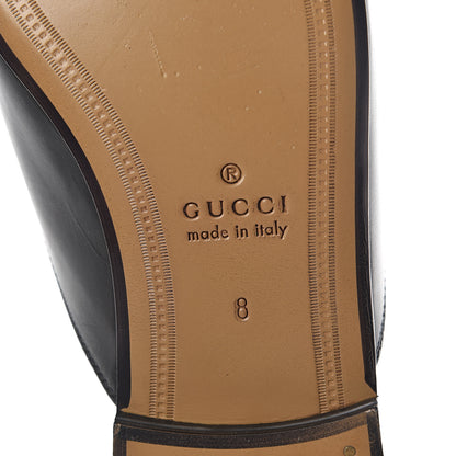 Gucci Calfskin Mens Princetown Slippers 8 Black 6 of 8