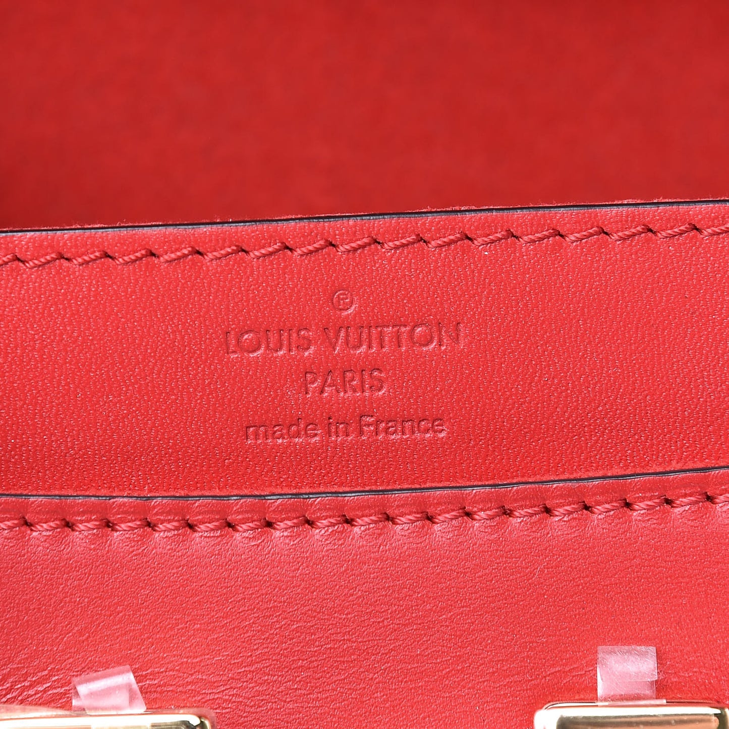 Calfskin Chain Louise GM Framboise