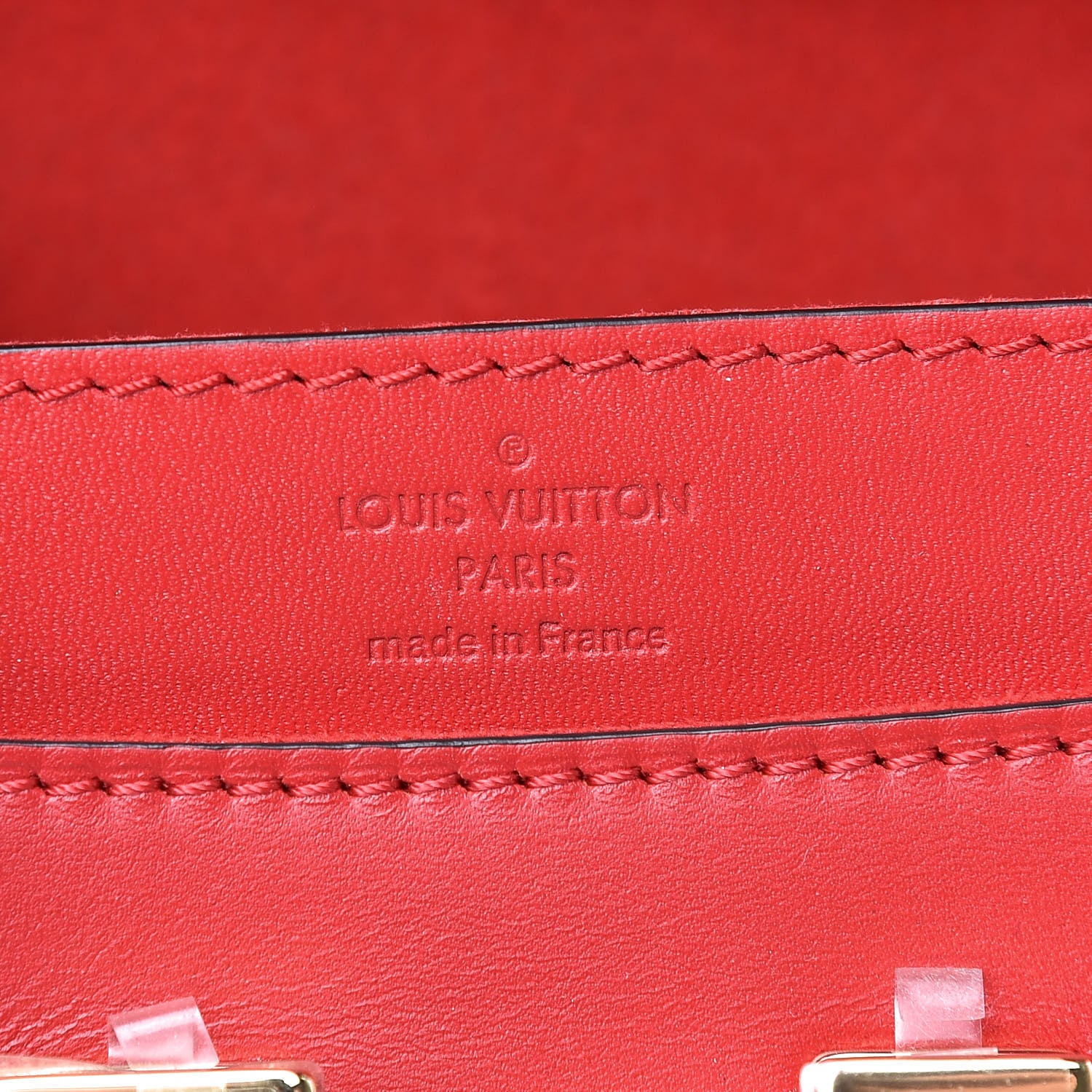 Louis Vuitton Calfskin Chain Louise GM Framboise 6 of 12
