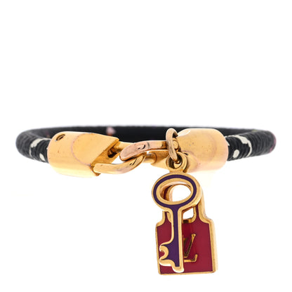 Louis Vuitton Monogram Multicolor Luck It Bracelet 17 Black 1 of 5