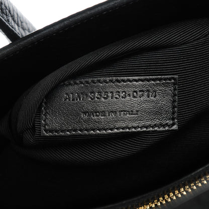 Saint Laurent Grained Calfskin Small Sac De Jour Black 7 of 7