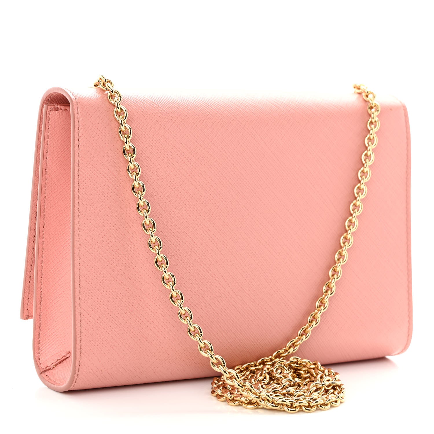 Salvatore Ferragamo Hammered Calfskin Mini Miss Vara Bow Chain Bag Pink 3 of 12
