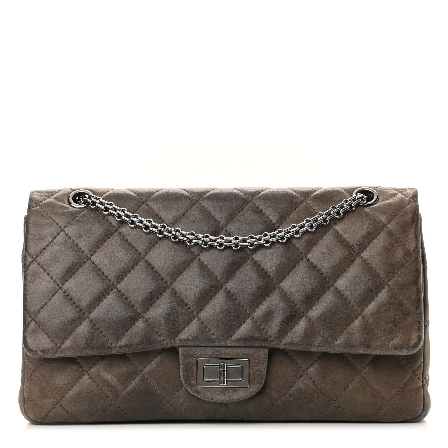 Chanel Lambskin Quilted 2.55 Reissue 227 Flap Brown 1 of 18