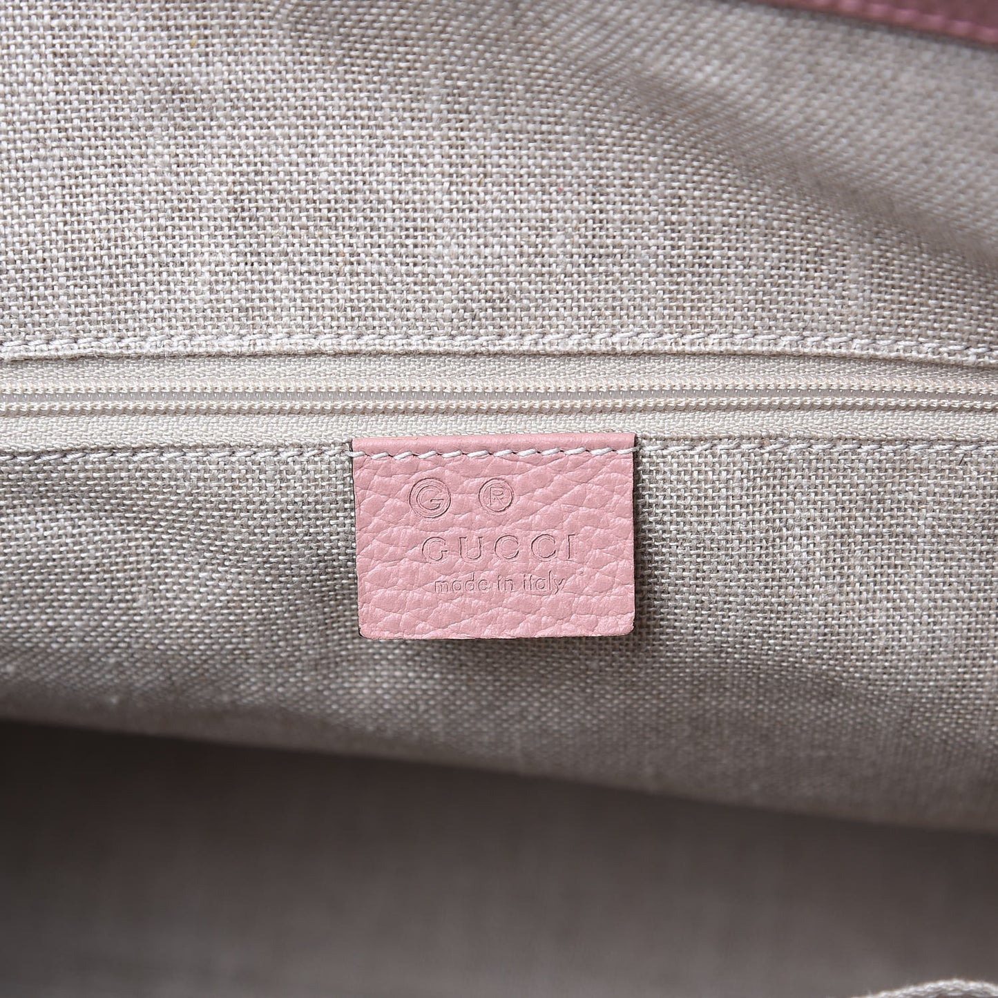 Dollar Calfskin GG Charm Dome Satchel Soft Pink